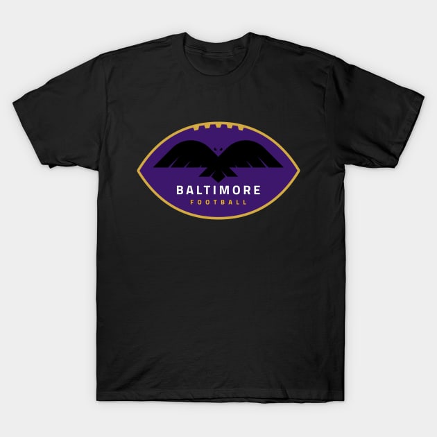 The Raven, Baltimore Football 2021 season T-Shirt by BooTeeQue